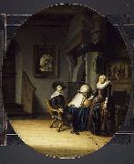 Gerrit Dou Burgomaster Hasselaar and His Wife oil on canvas